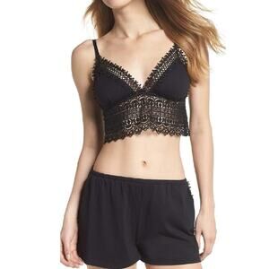 NWT Flora Nikrooz Edie Knit Short Set Size L